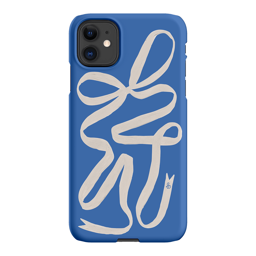 Something Blue Ribbon Printed Phone Cases iPhone 11 / Snap by Jasmine Dowling - The Dairy