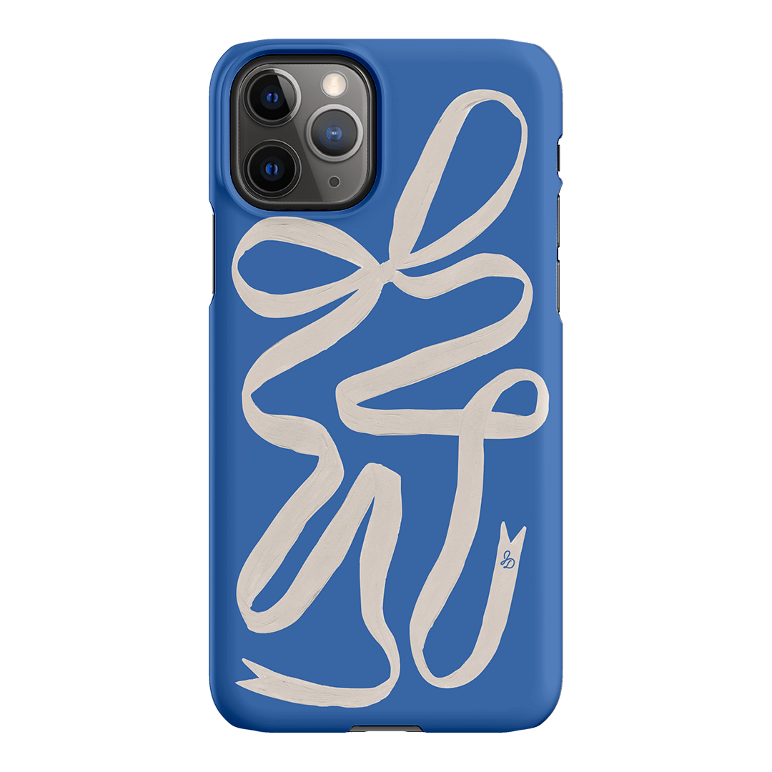 Something Blue Ribbon Printed Phone Cases iPhone 11 Pro / Snap by Jasmine Dowling - The Dairy
