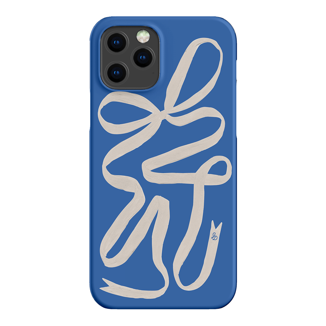 Something Blue Ribbon Printed Phone Cases iPhone 12 Pro / Snap by Jasmine Dowling - The Dairy