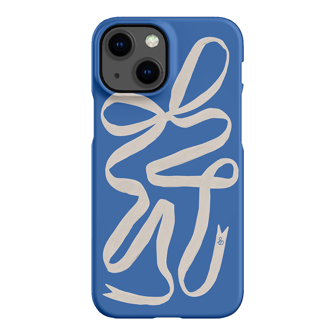 Something Blue Ribbon Printed Phone Cases iPhone 13 Mini / Snap by Jasmine Dowling - The Dairy