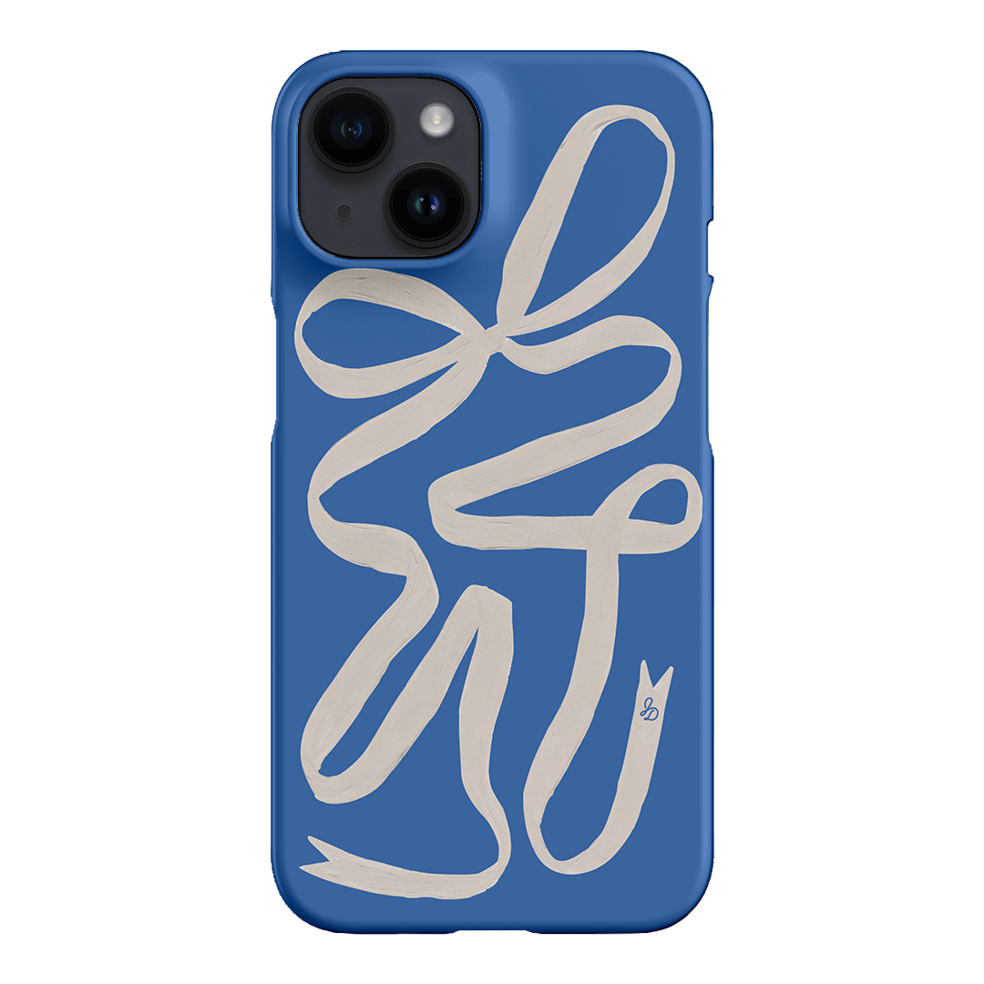 Something Blue Ribbon Printed Phone Cases iPhone 14 / Snap by Jasmine Dowling - The Dairy