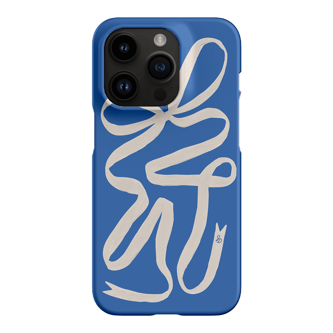 Something Blue Ribbon Printed Phone Cases iPhone 14 Pro / Snap by Jasmine Dowling - The Dairy