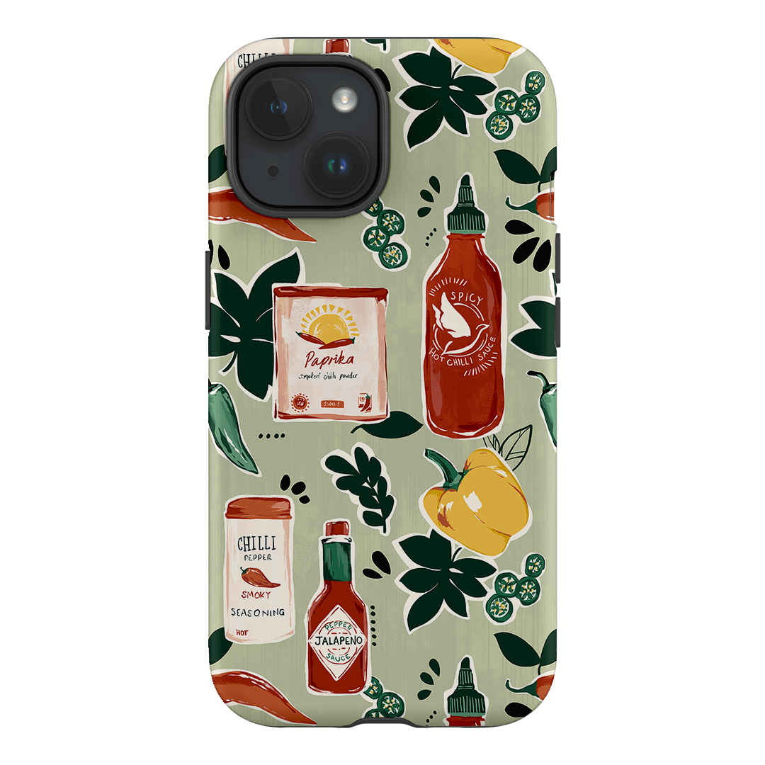 Chilli Pepper Hot Sauce Pattern Protective Phone Case The Dairy