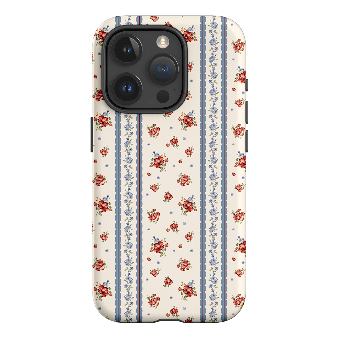 Rose Stripe Printed Phone Cases iPhone 15 Pro / Armoured by Kasiags Art - The Dairy