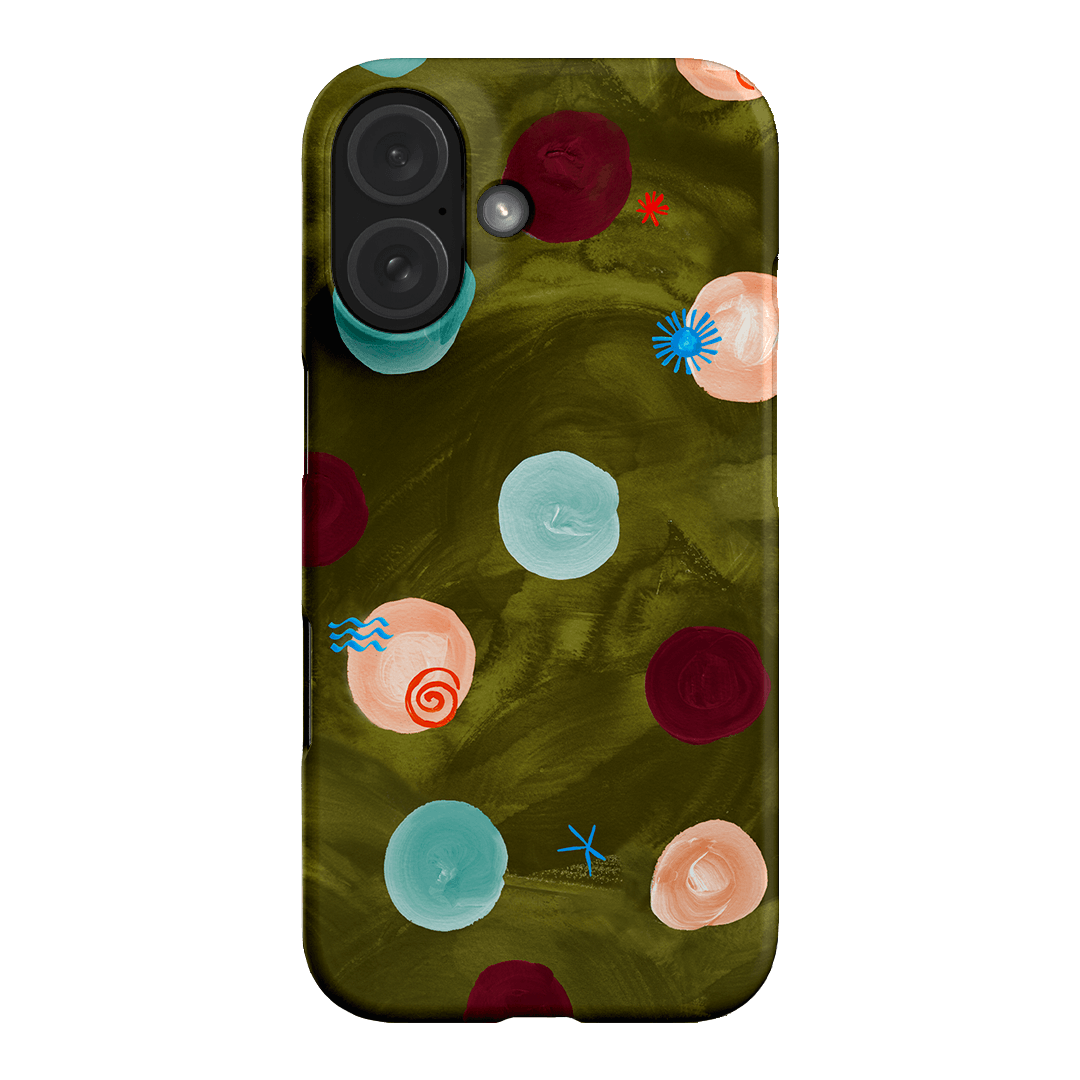 Olive Spot Printed Phone Cases iPhone 16 / Snap by Charlie Taylor - The Dairy