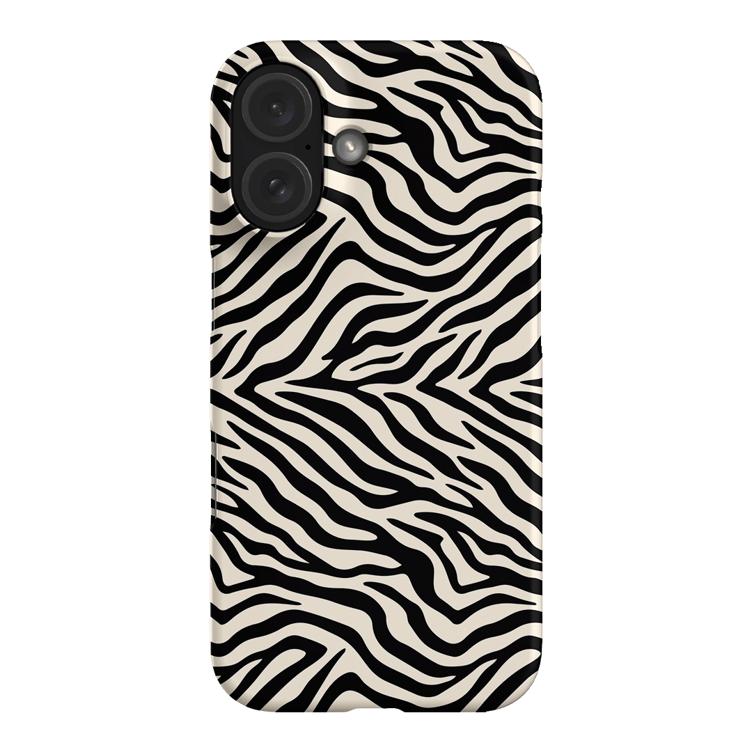 Zebra Ink Printed Phone Cases iPhone 16 / Snap by The Dairy - The Dairy