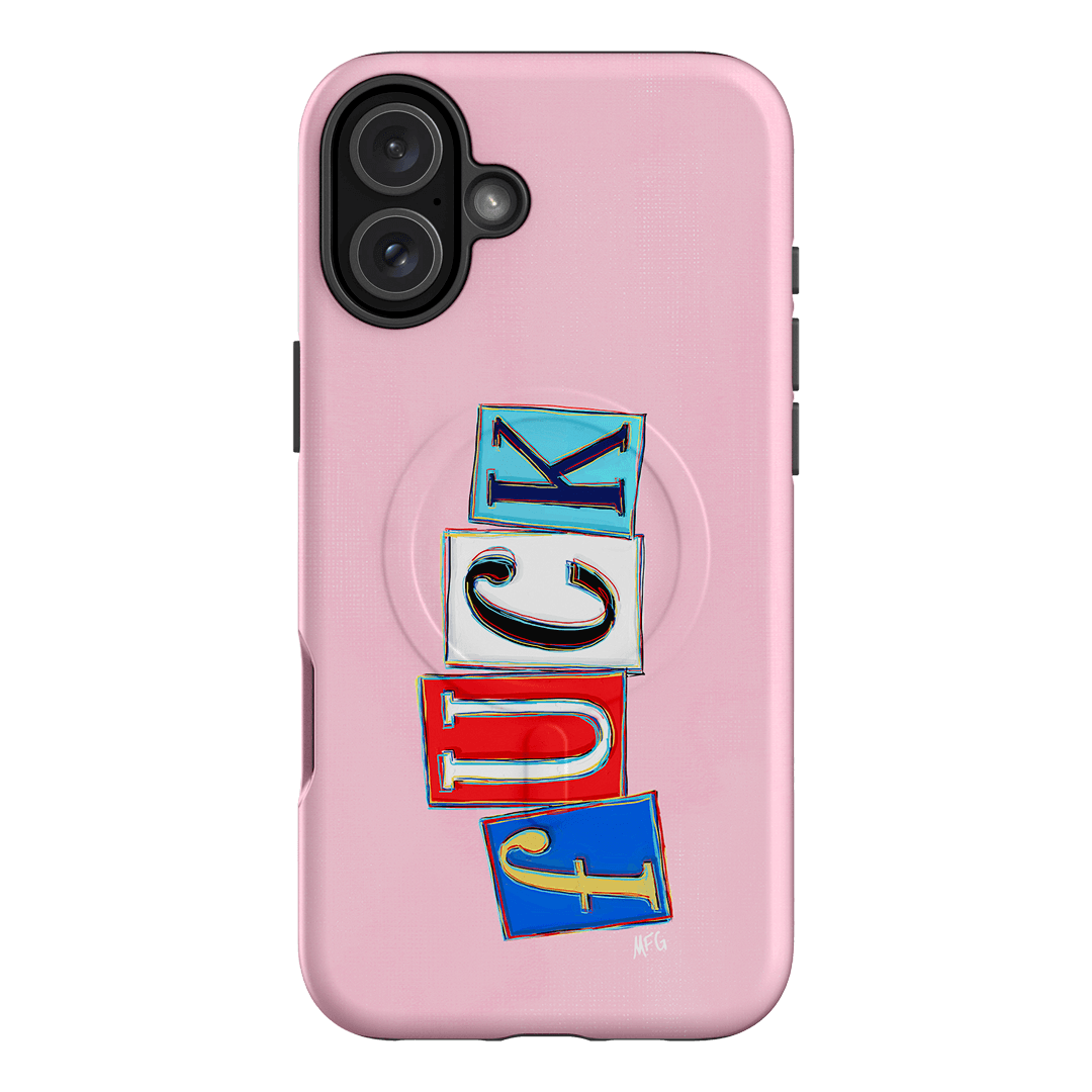 Lil Fcks Pink Printed Phone Cases iPhone 16 Plus / Armoured MagSafe by Margarbs Art - The Dairy