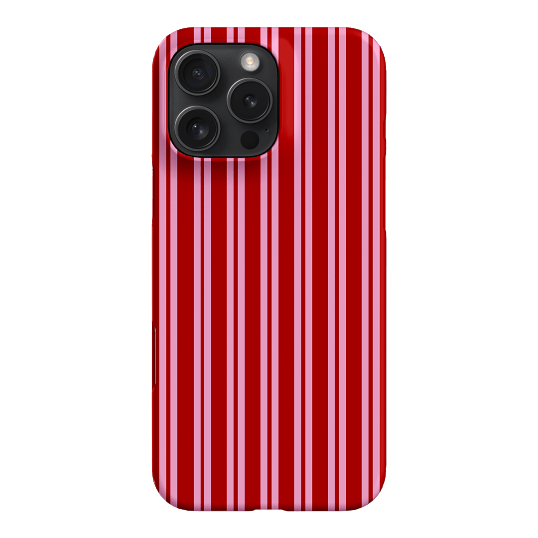Punch Stripes Printed Phone Cases iPhone 16 Pro Max / Snap by The Dairy - The Dairy