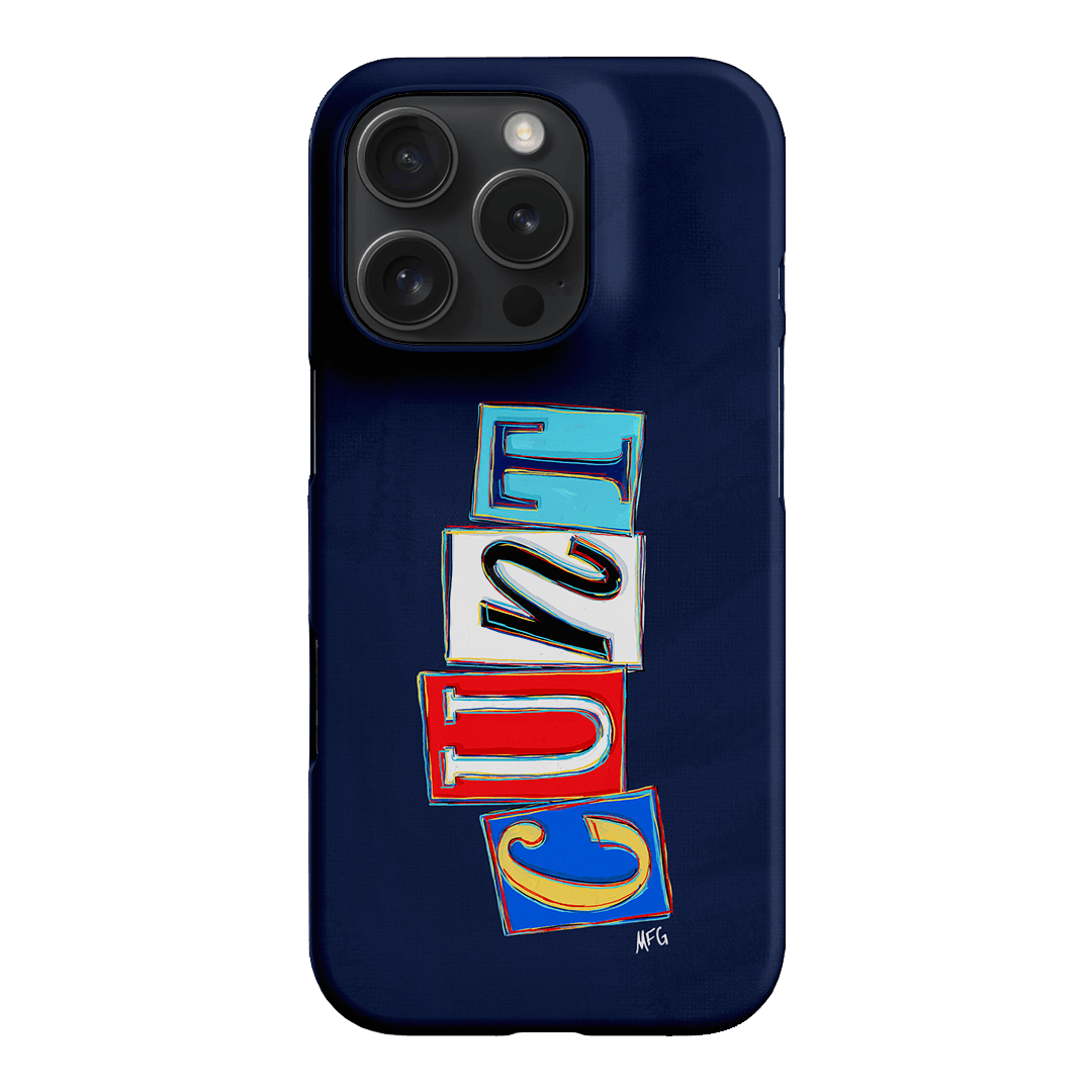 Lil Cnts Blue Printed Phone Cases iPhone 16 Pro / Snap by Margarbs Art - The Dairy