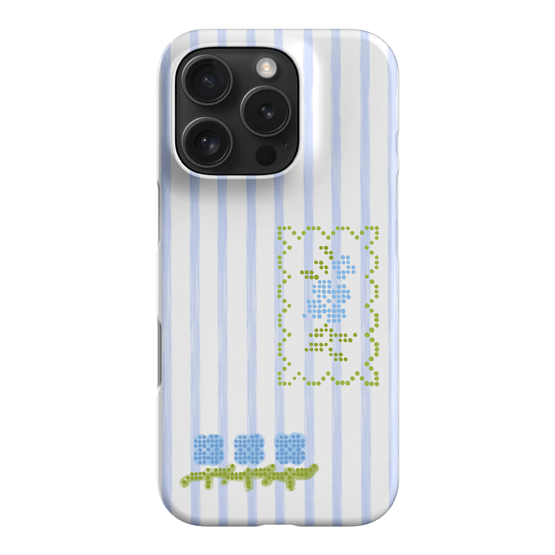 Patchwork Blue Printed Phone Cases iPhone 16 Pro / Snap by Kayla Carr - The Dairy