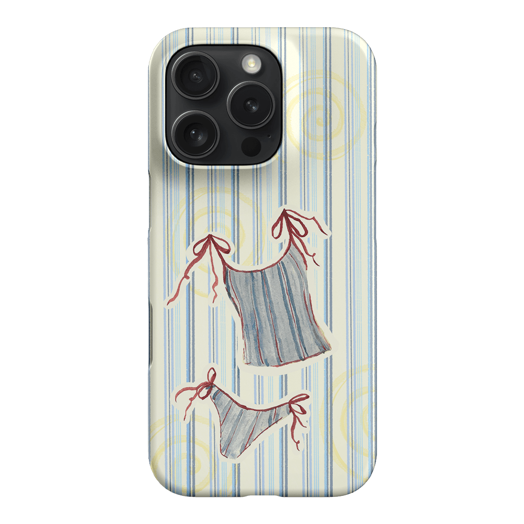 Stripe Tankini Printed Phone Cases iPhone 16 Pro / Snap by Kayla Carr - The Dairy