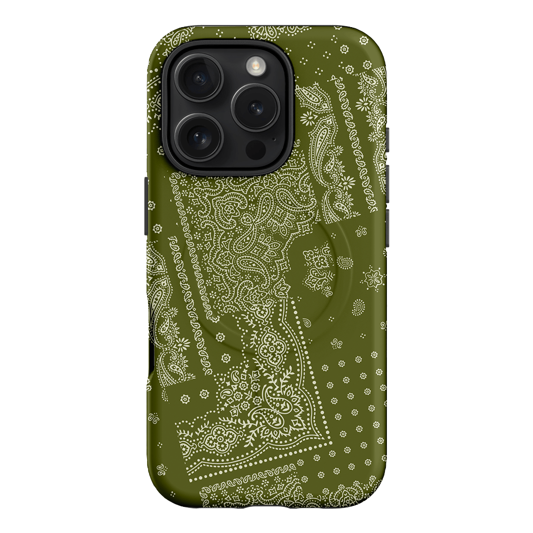 Paisley Fern Printed Phone Cases iPhone 16 Pro / Armoured MagSafe by The Dairy - The Dairy