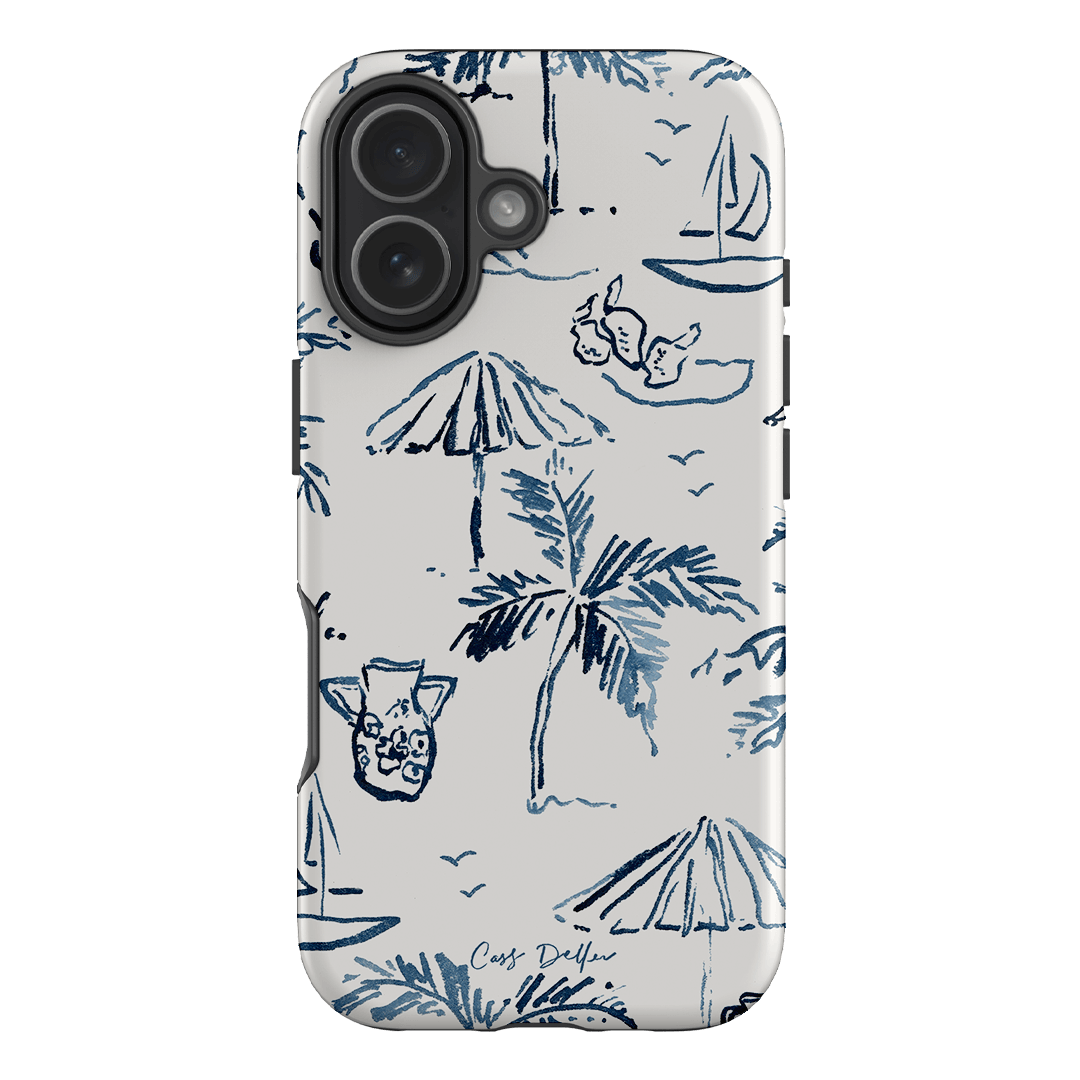 Balmy Blue Illustrated Phone Case by Cass Deller – The Dairy