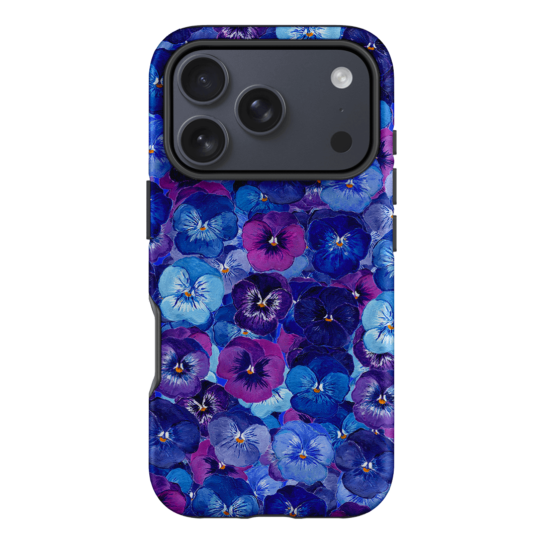 Pansy Jumble Printed Phone Cases iPhone 17 Pro / Armoured by Kayla Henley - The Dairy