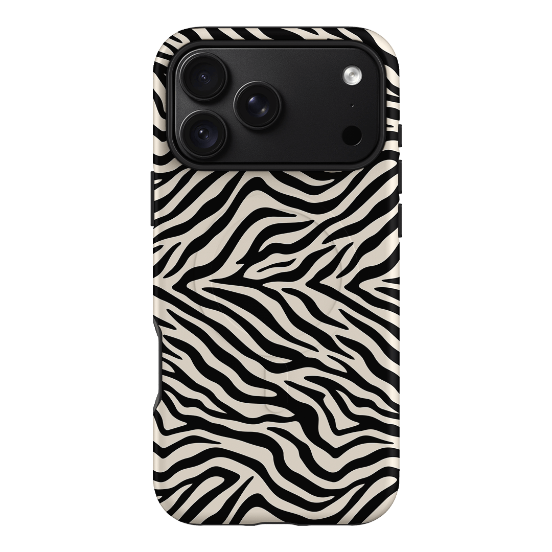 Zebra Ink Printed Phone Cases iPhone 18 Pro Max / Armoured MagSafe by The Dairy - The Dairy