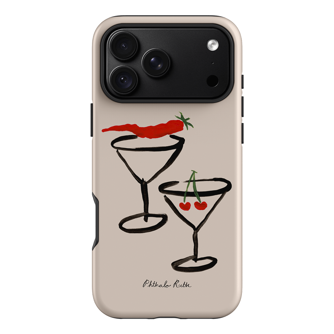 Chili Cherry Printed Phone Cases iPhone 18 Pro Max / Armoured by Phthalo Ruth - The Dairy