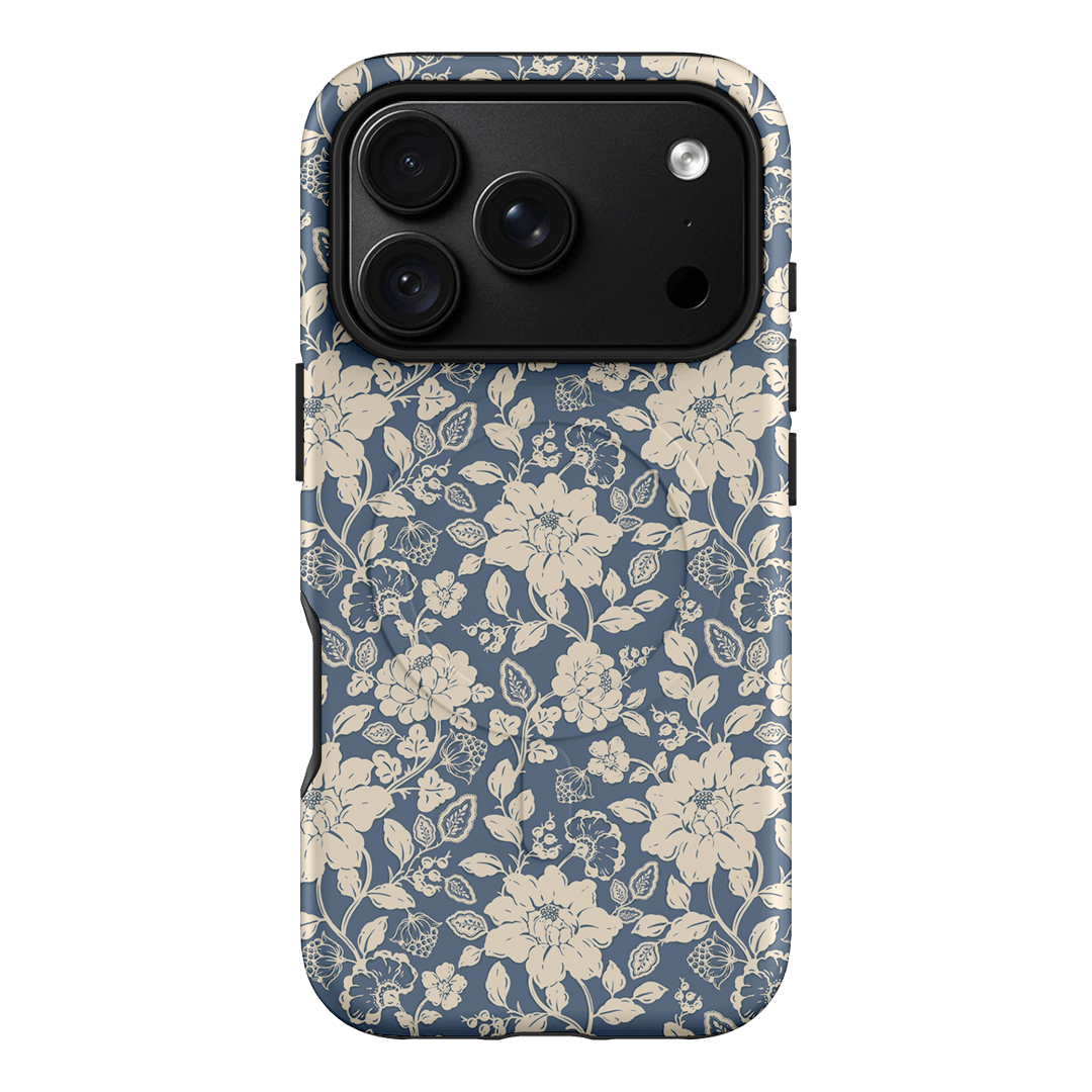 Blue Garden Printed Phone Cases iPhone 18 Pro / Armoured MagSafe by Kasiags Art - The Dairy