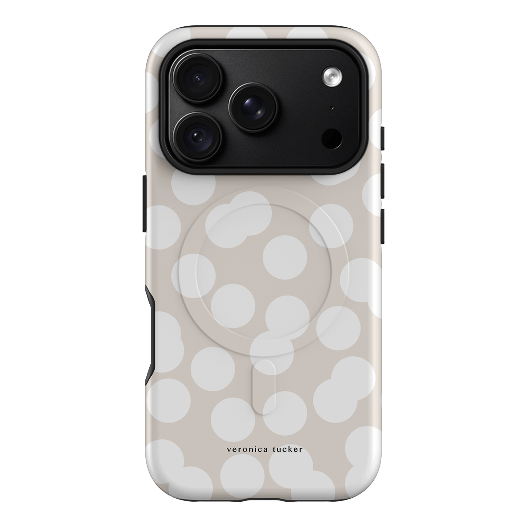 Confetti White Printed Phone Cases iPhone 18 Pro / Armoured MagSafe by Veronica Tucker - The Dairy