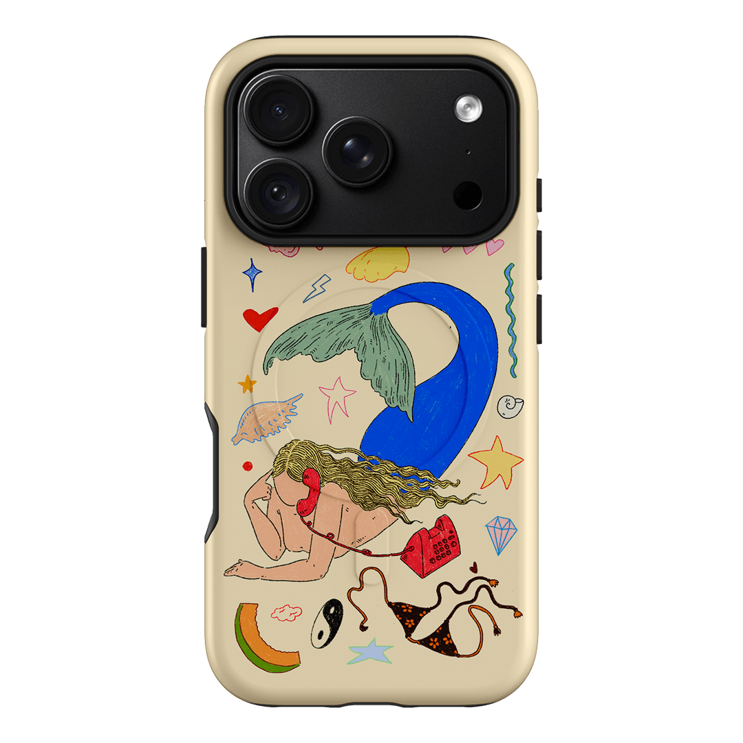 Mermaid Salad Cream Printed Phone Cases iPhone 18 Pro / Armoured MagSafe by Easty Beasty - The Dairy