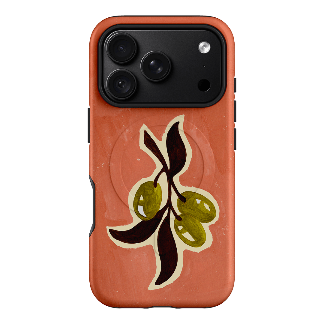 Olives Printed Phone Cases iPhone 18 Pro / Armoured MagSafe by Studio Bon - The Dairy