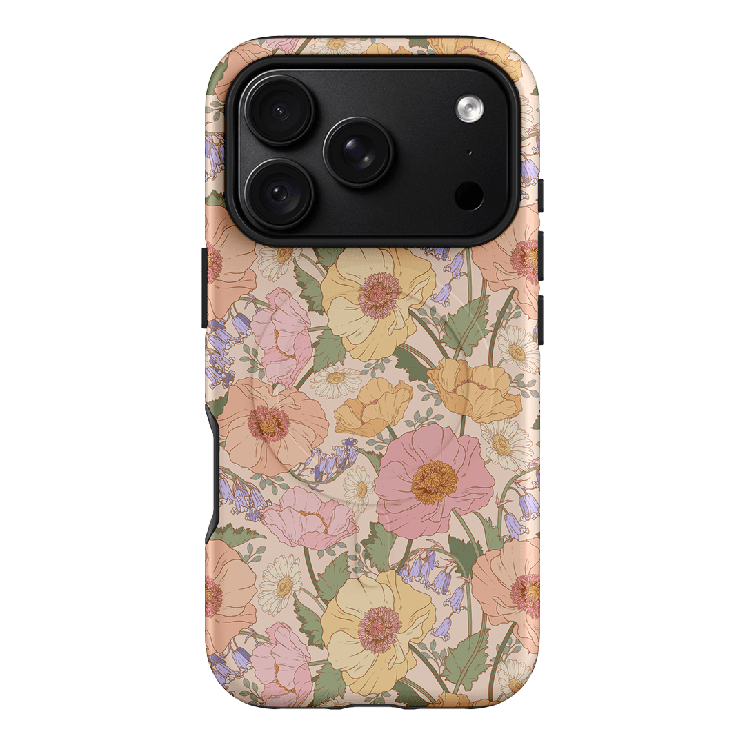 Spring Poppy Printed Phone Cases iPhone 18 Pro / Armoured MagSafe by Kasiags Art - The Dairy