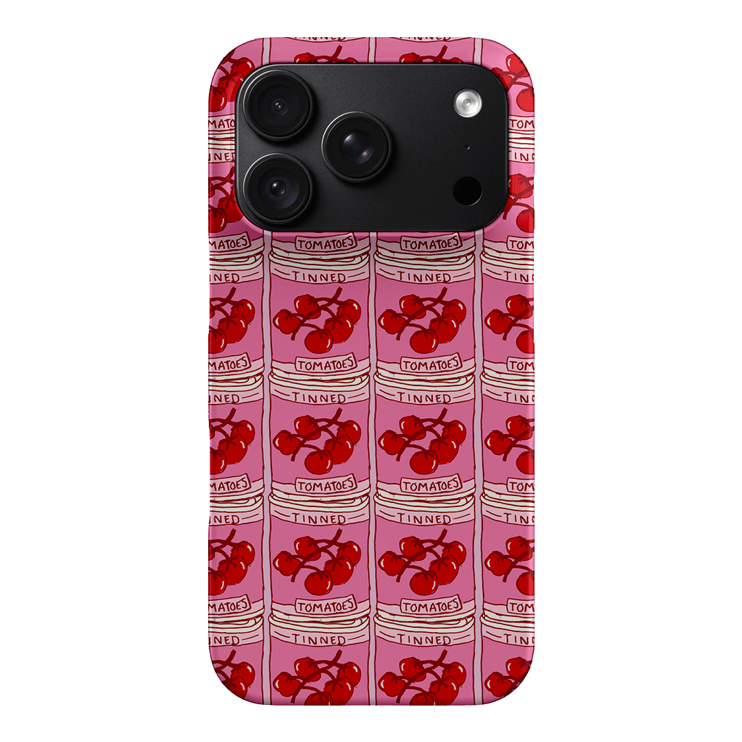 Tinned Tomatoes Printed Phone Cases iPhone 18 Pro / Snap by The Dairy - The Dairy