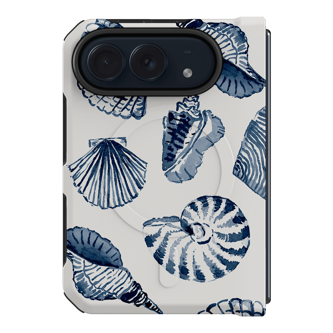 Blue Shells Printed Phone Cases iPhone Duo / Armoured MagSafe by Cass Deller - The Dairy