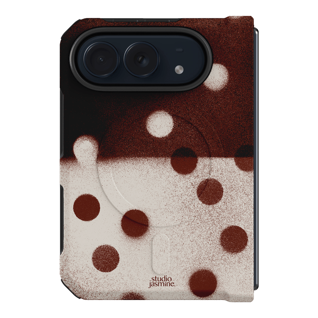 Espresso Polka Dot Printed Phone Cases iPhone Duo / Armoured MagSafe by Jasmine Dowling - The Dairy