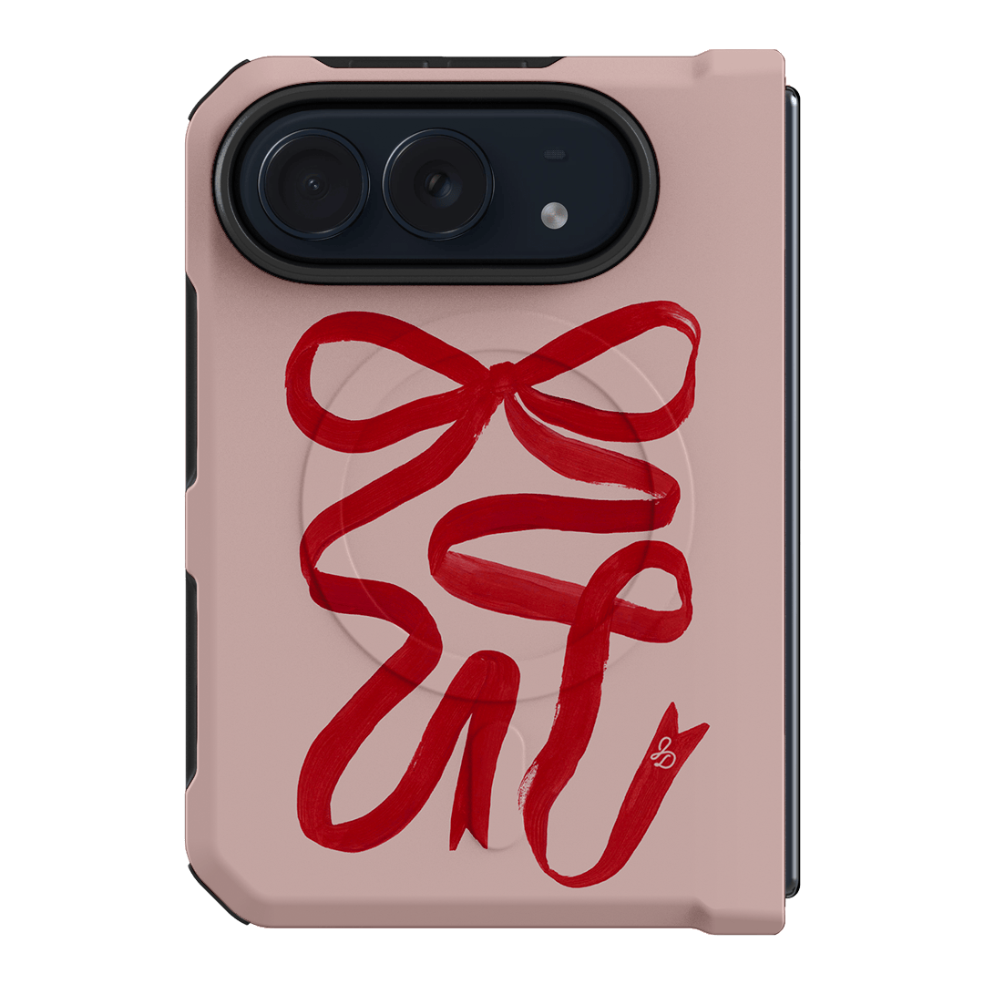 Valentine Ribbon Printed Phone Cases iPhone Duo / Armoured MagSafe by Jasmine Dowling - The Dairy