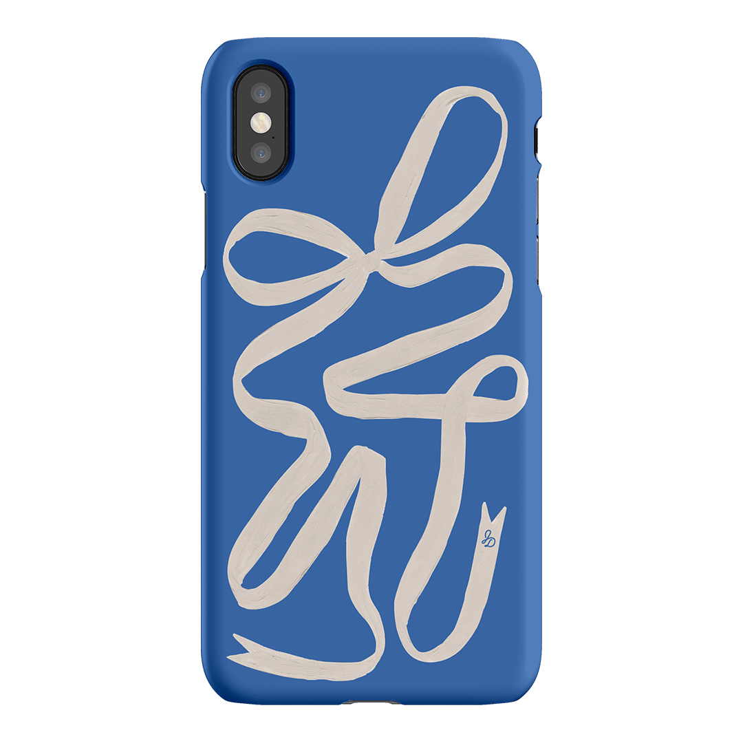 Something Blue Ribbon Printed Phone Cases iPhone XS / Snap by Jasmine Dowling - The Dairy