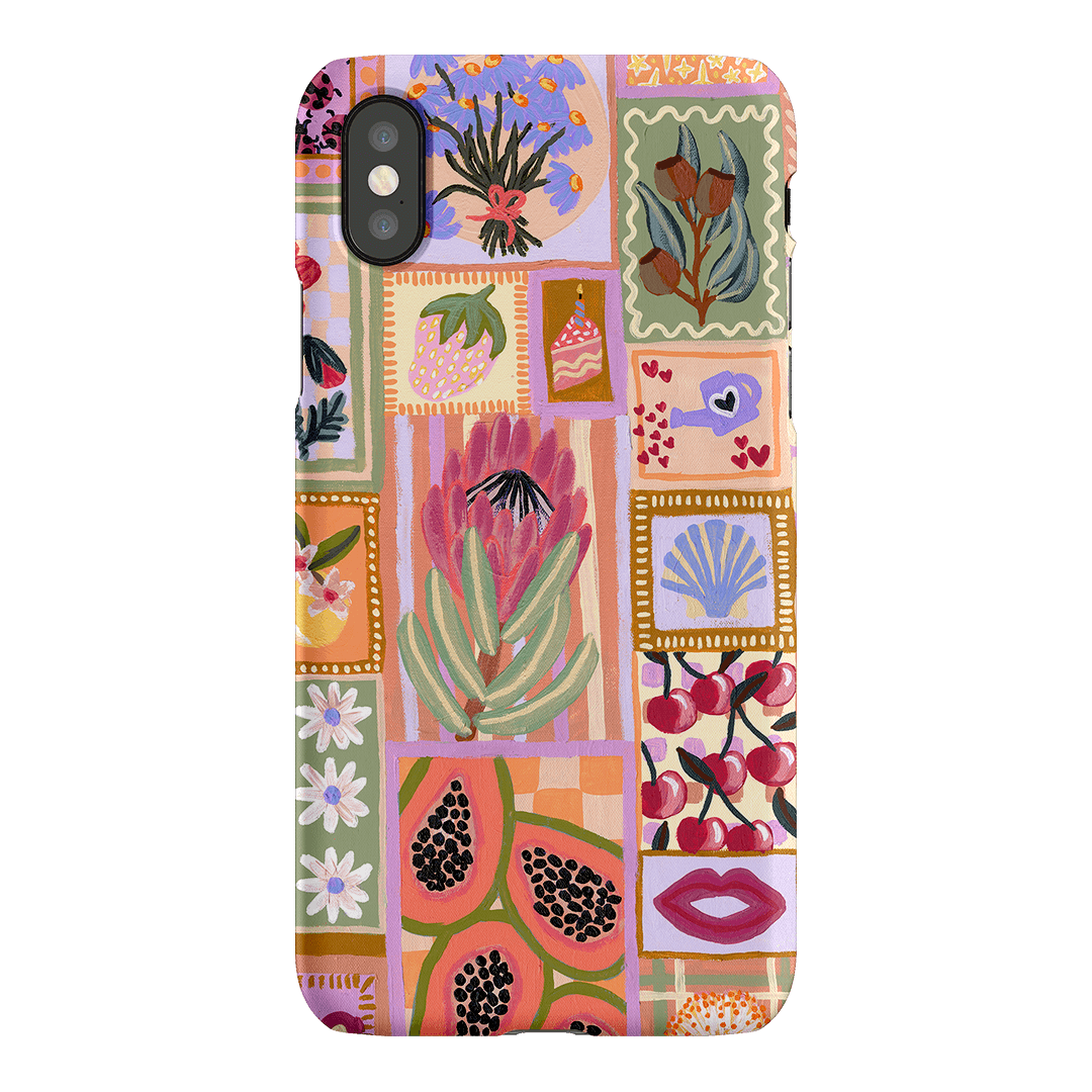 Summer Postcards Printed Phone Cases iPhone XS / Snap by Amy Gibbs - The Dairy