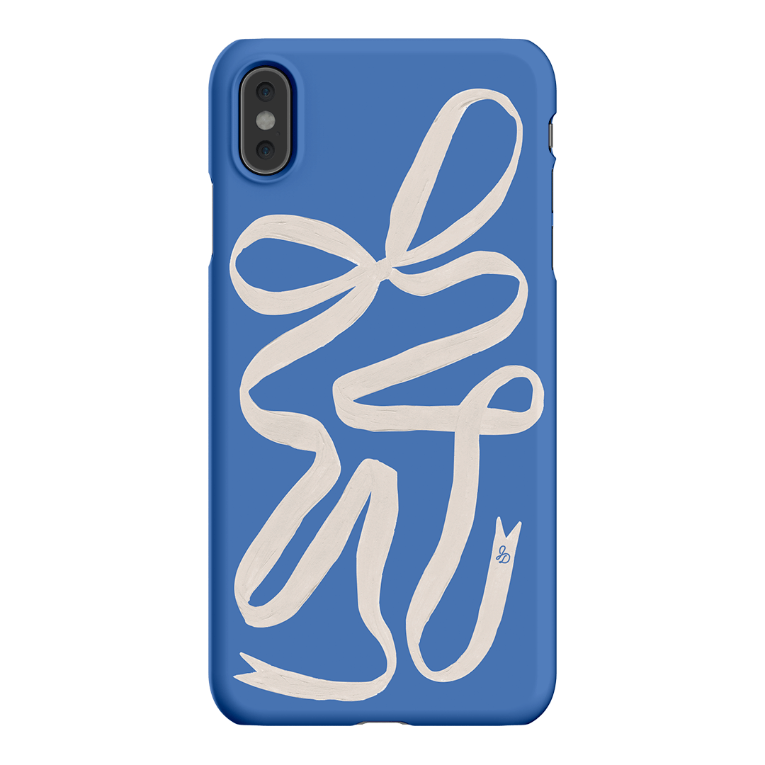 Something Blue Ribbon Printed Phone Cases iPhone XS Max / Snap by Jasmine Dowling - The Dairy