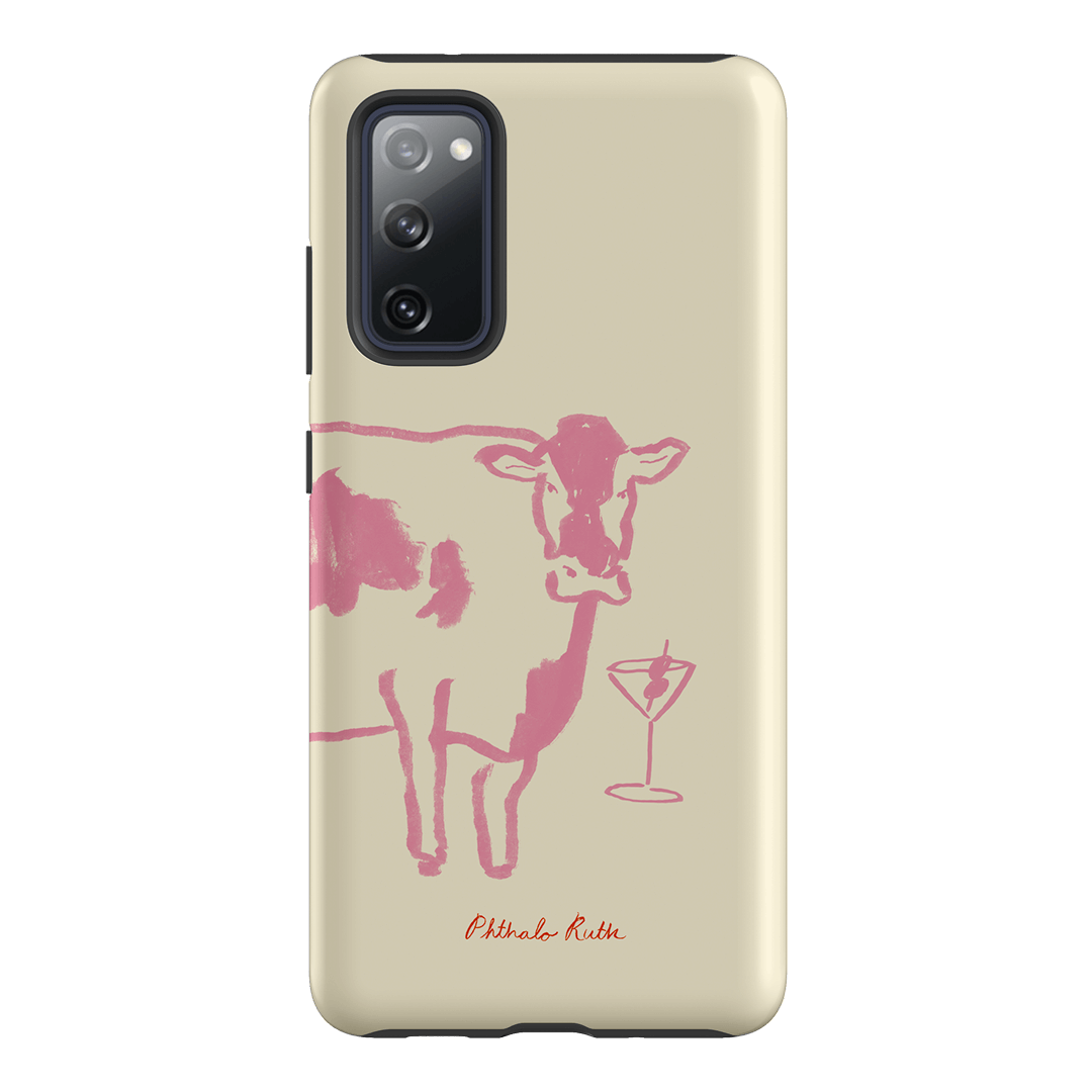 Mootini Pink Printed Phone Cases Samsung Galaxy S20 FE / Armoured by Phthalo Ruth - The Dairy