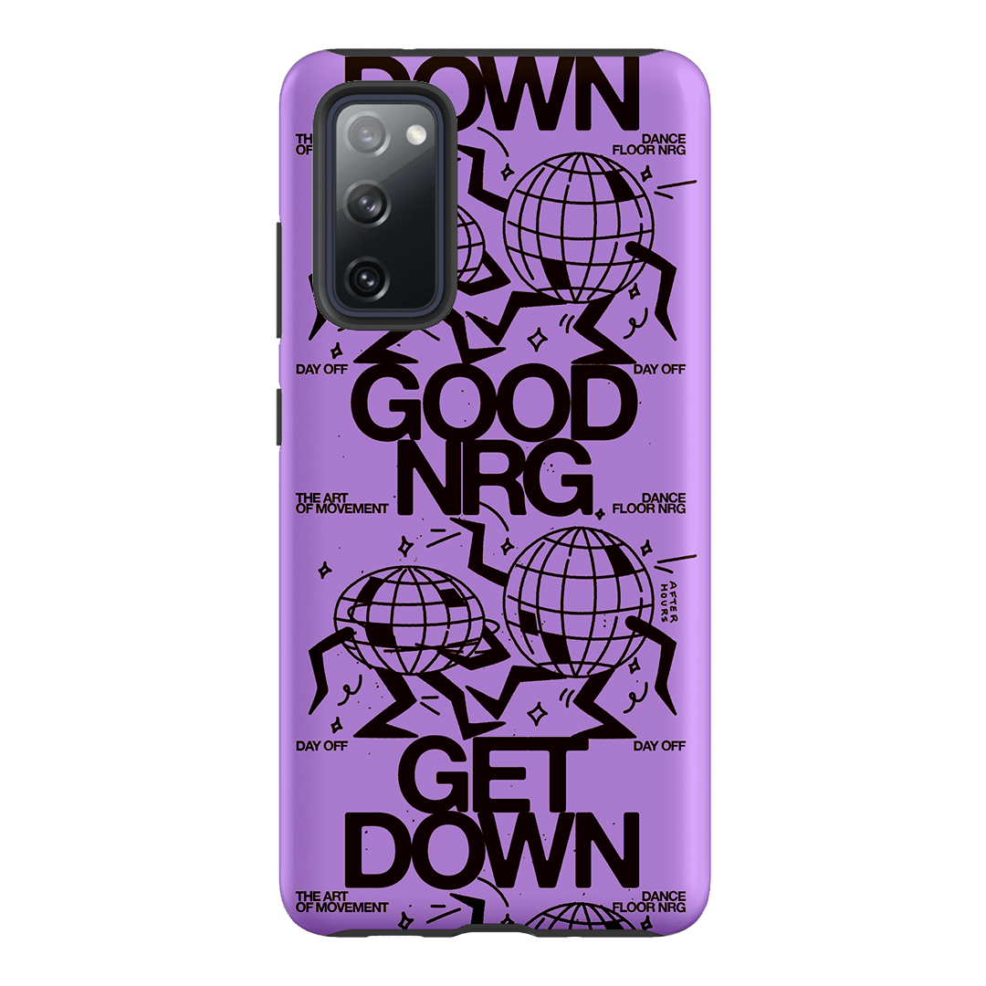 Good Energy in Purple Printed Phone Cases Samsung Galaxy S20 FE / Armoured by After Hours - The Dairy