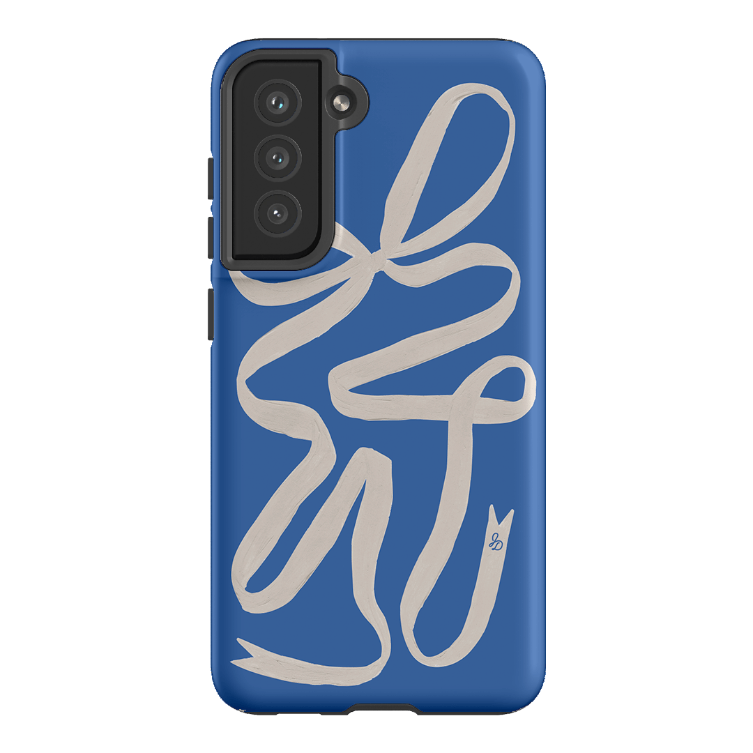 Something Blue Ribbon Printed Phone Cases Samsung Galaxy S21 FE / Armoured by Jasmine Dowling - The Dairy