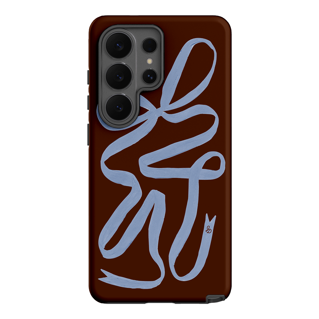 Mocha Ribbon Printed Phone Cases Samsung Galaxy S26 Ultra / Armoured by Jasmine Dowling - The Dairy