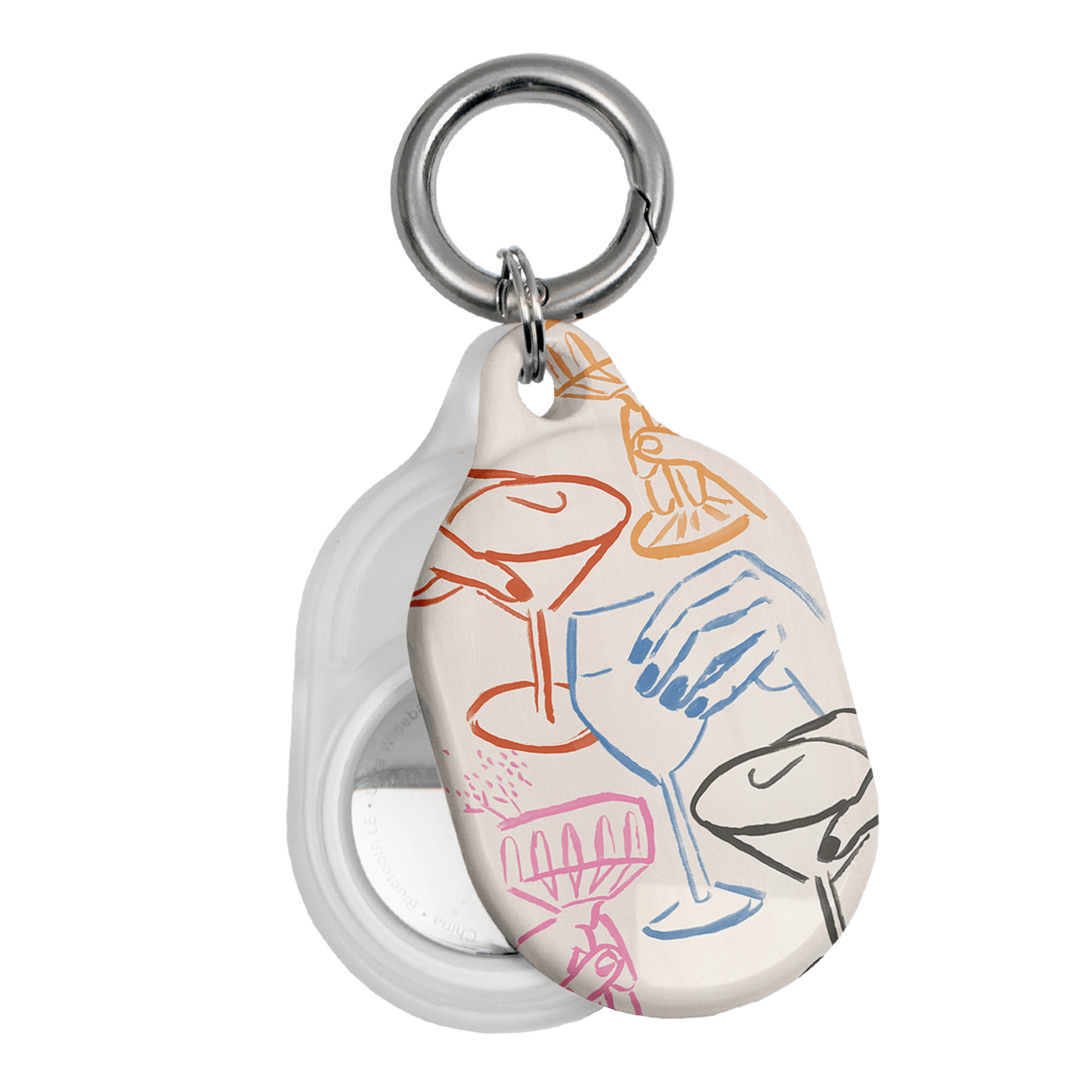 Cheers Multi AirTag Case AirTag Case by Phthalo Ruth - The Dairy