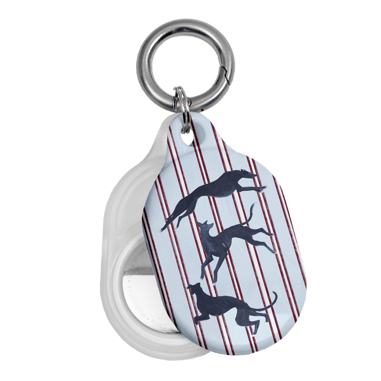 Stripey Hounds AirTag Case AirTag Case by Lisa Hu - The Dairy