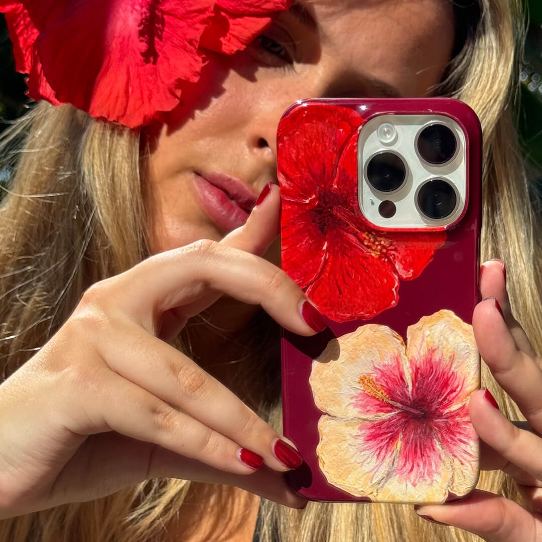 Hibiscus Flower Cute and Protective Phone Case – The Dairy