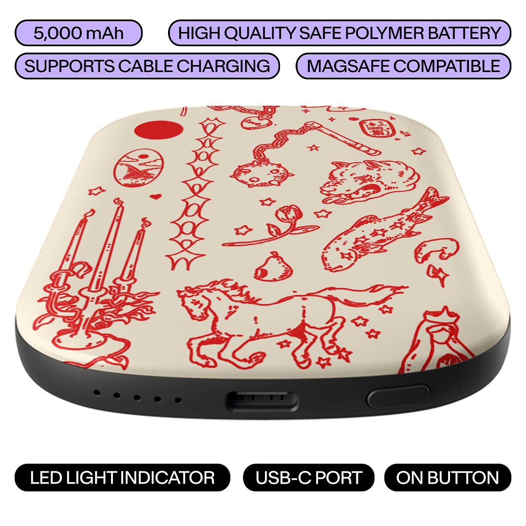 Dreamcore Cream ChargePod MagSafe Power Bank ChargerPod by Easty Beasty - The Dairy