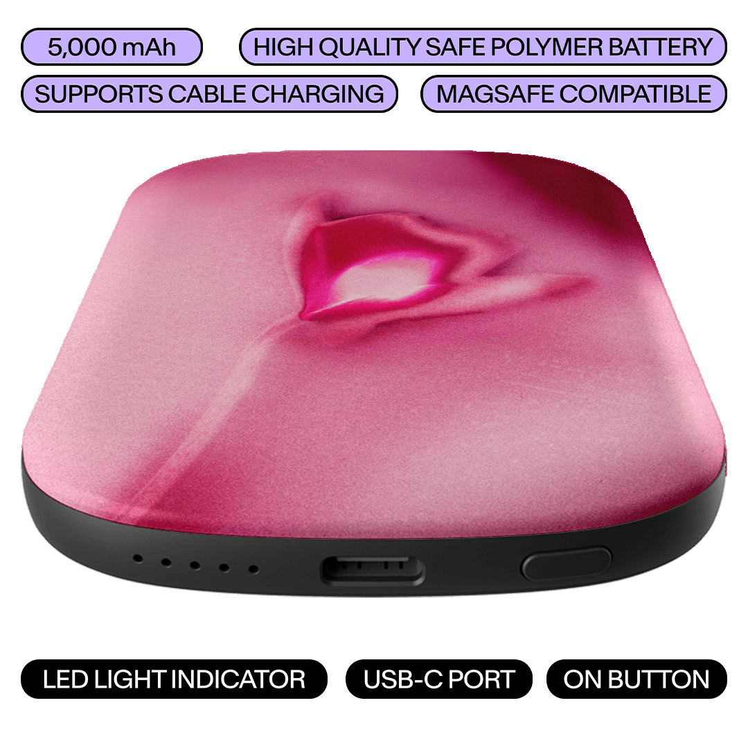 Orchid Lumen ChargePod MagSafe Power Bank ChargerPod by Sally Hungerford - The Dairy