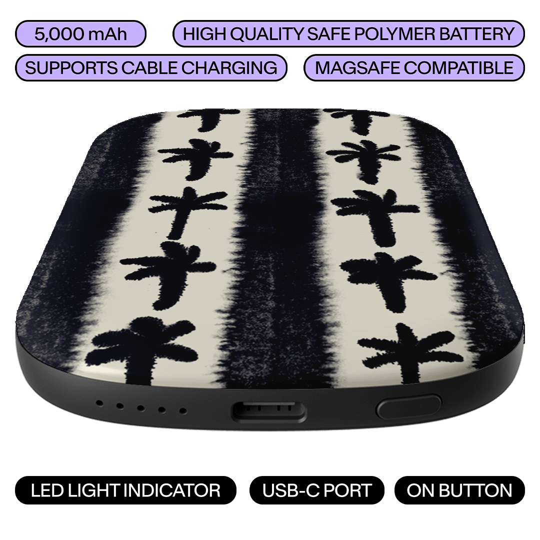Palm Stripe ChargePod MagSafe Power Bank ChargerPod by Desmond & Dempsey - The Dairy