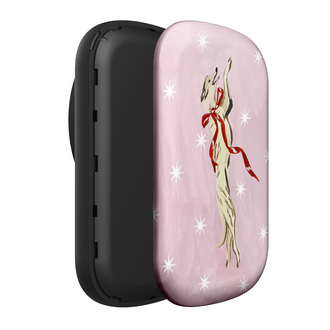 Pink Bow Hound ChargePod MagSafe Power Bank ChargerPod by Lisa Hu - The Dairy