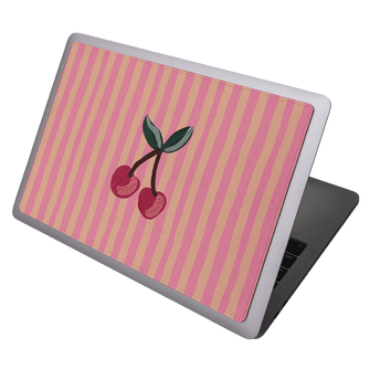 Cherry On Top Laptop Sticker Laptop Skin 13 Inch by Amy Gibbs - The Dairy