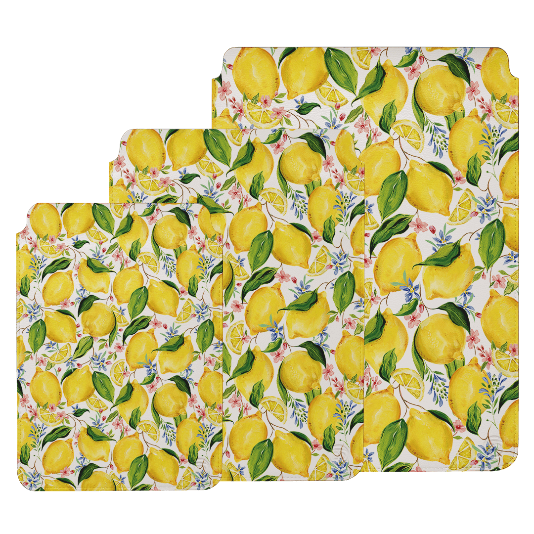 Citrus Lemon Sleeve Laptop & Tablet Sleeve by Ellie Mae - The Dairy