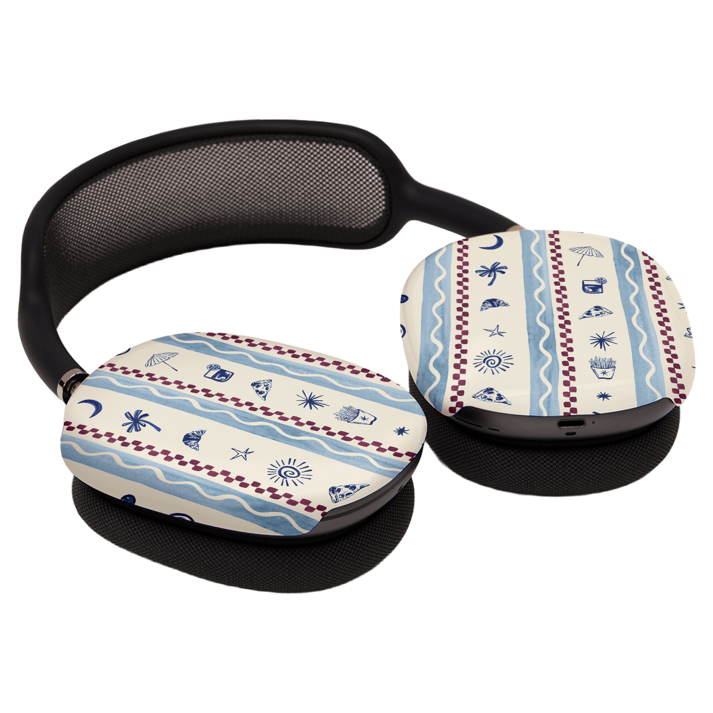 Summer Snacks Blue AirPods Max Case AirPods Max Case by Charlie Taylor - The Dairy