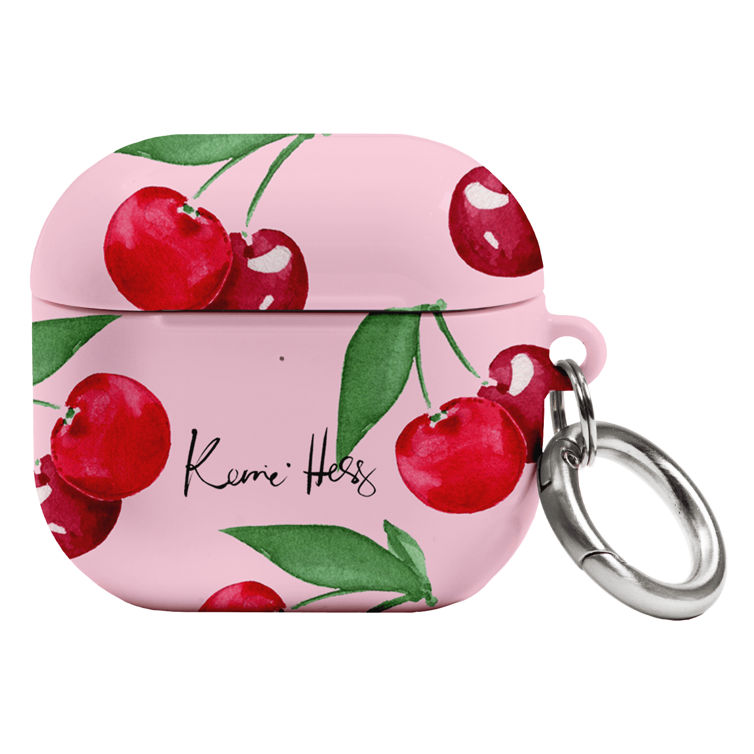 Cherry Rose Stylish and Protective AirPods Case with Clip – The Dairy
