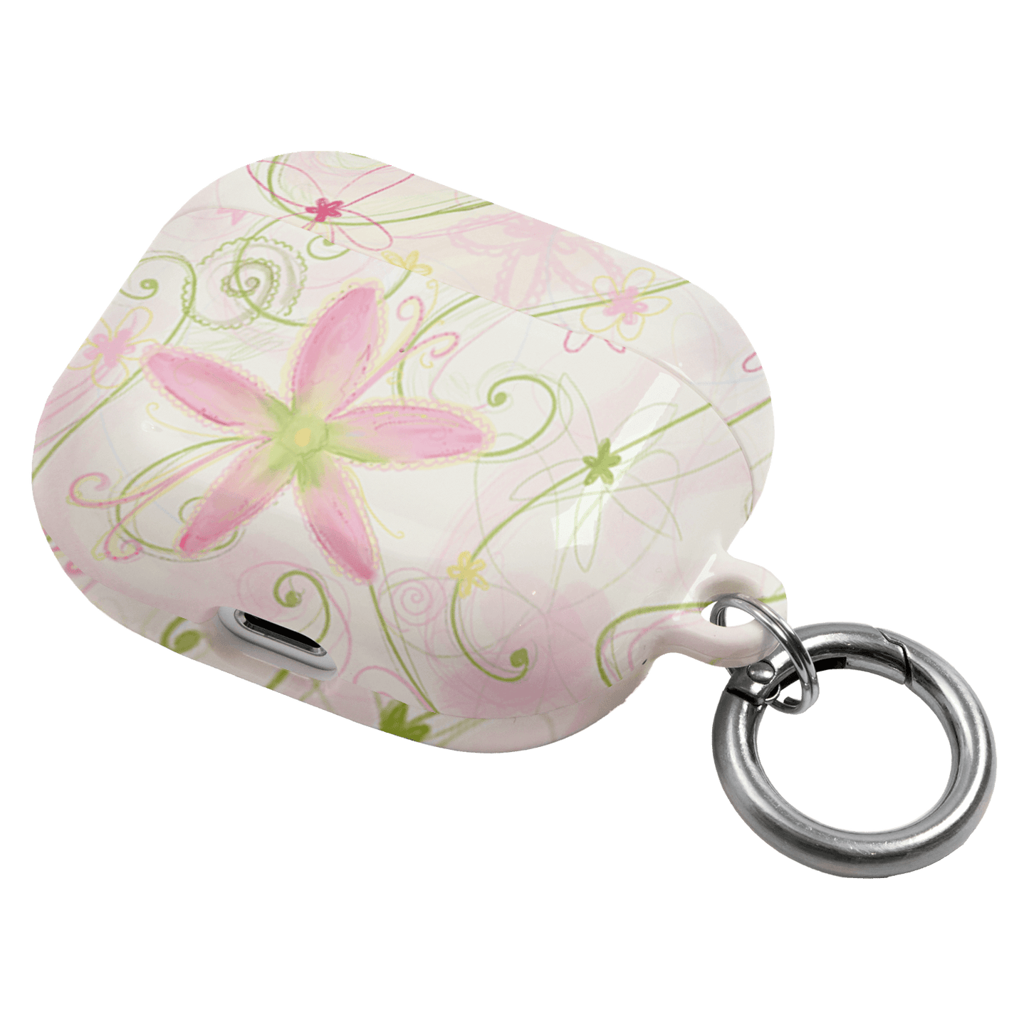 Swirl Pink AirPods Case AirPods Case by Kayla Carr - The Dairy