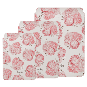 Peony Rose Laptop & iPad Sleeve Laptop & Tablet Sleeve Small by Kerrie Hess - The Dairy