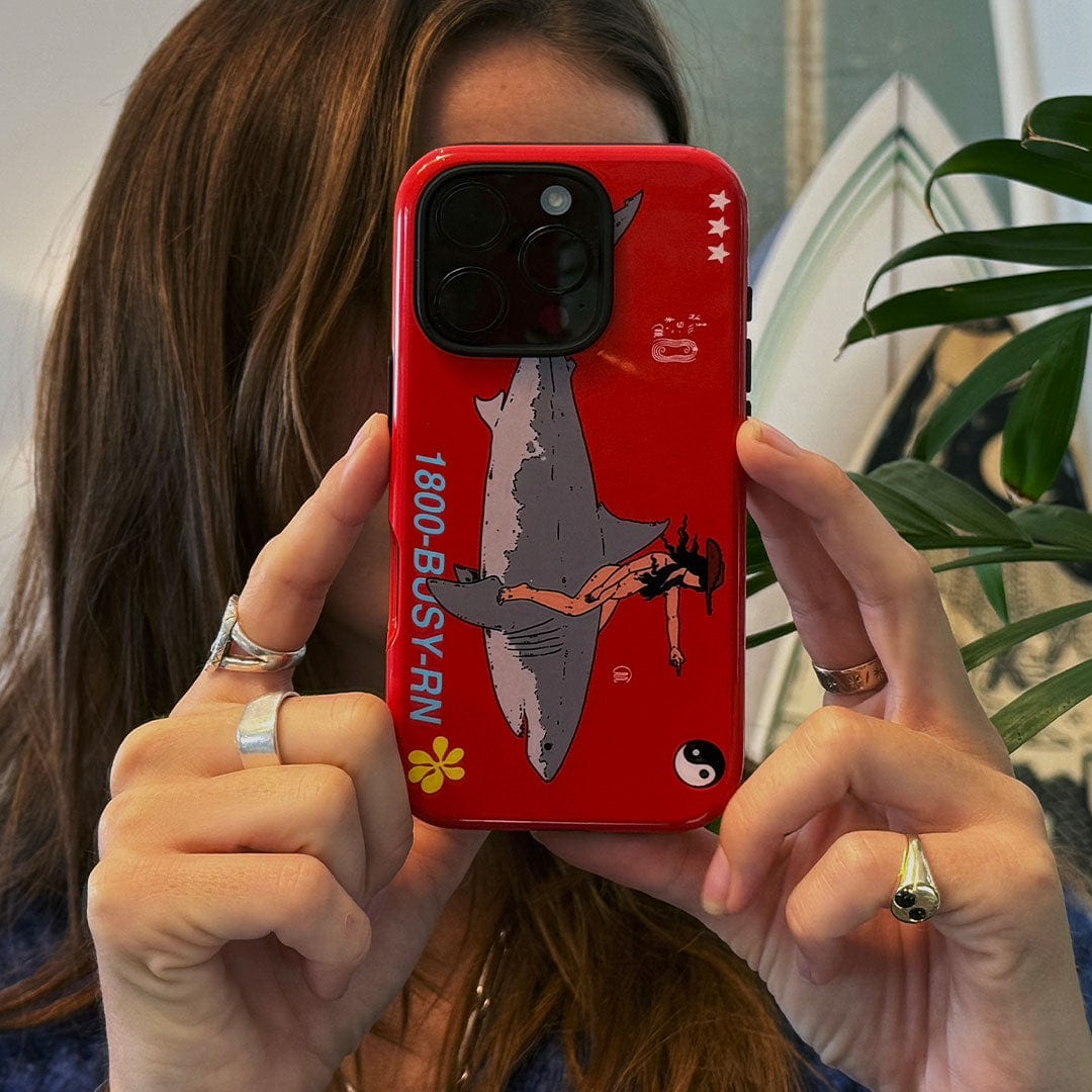 1800-Busy Rn in Red Printed Phone Cases by Easty Beasty - The Dairy